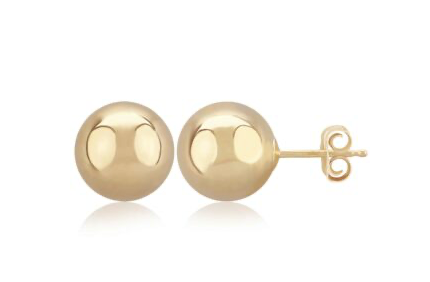 .925 Ss Vermeil 10mm Ball