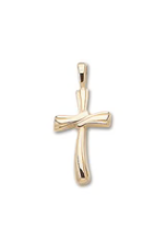 14KY Ribbon Cross