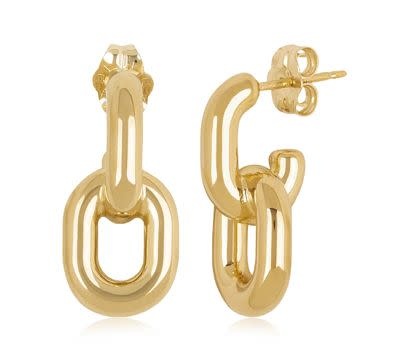 Ss Vermeil Sm Oval Dbl Link