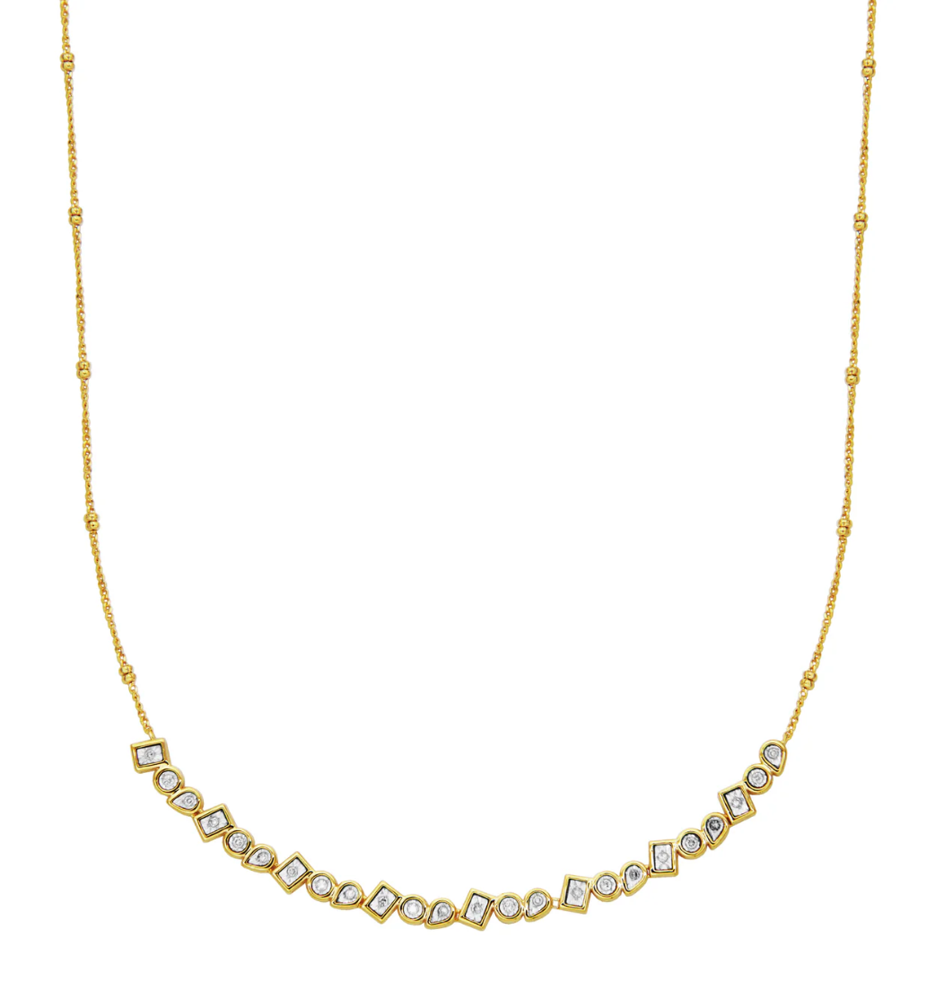 Monte Luna Lab-Grown Diamond Abacus Bead Necklace