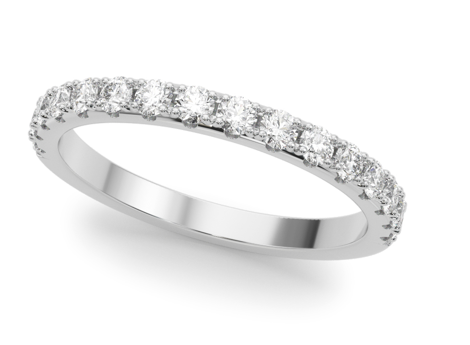 Platinum .48CT LG Diamond Wedding Band