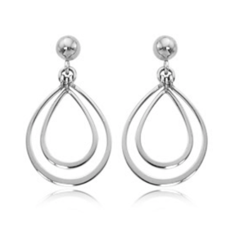 Ss Small Double Pearshaped Drops