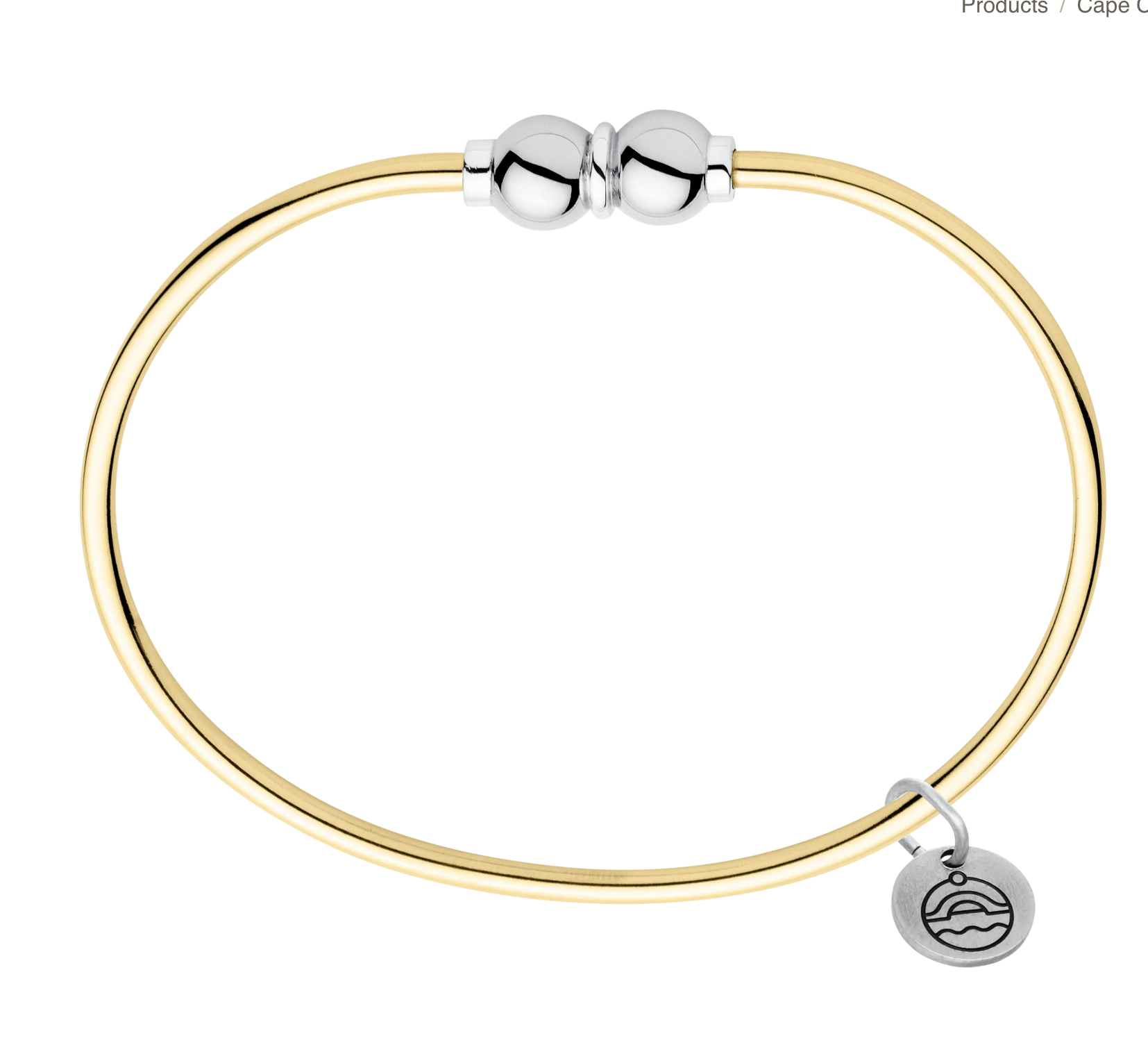GF &.925 Cape Cod Double Bead Bracelet 7"