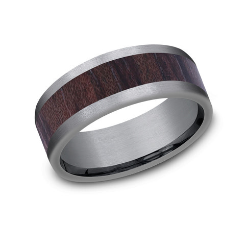 8mm Tantalum and Rose Wood THE MAKER 9.5