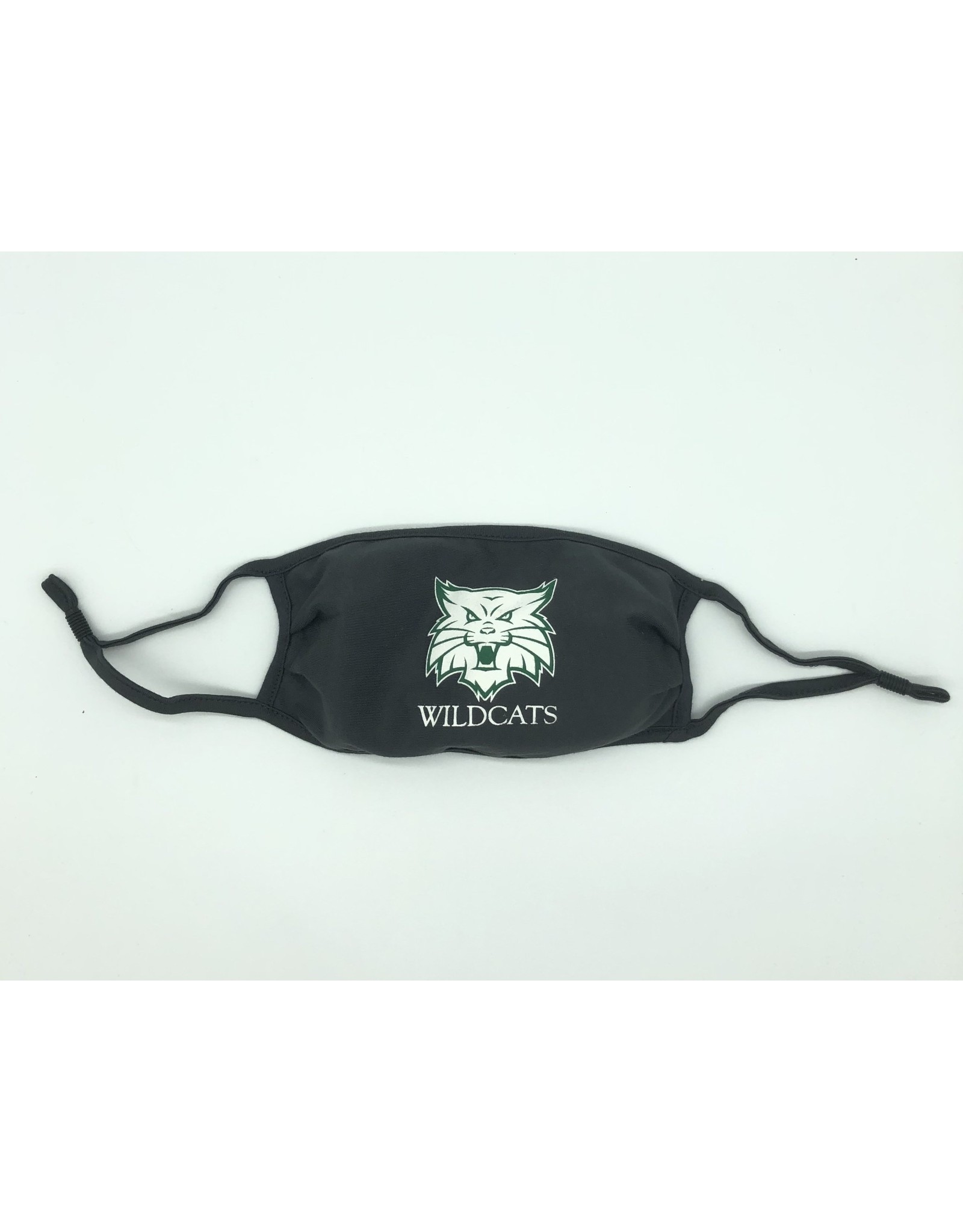 AR Cloth Mask Mask, Charcoal with Wildcat Logo,  ADULT