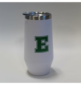 ETS Express Tumbler, 9oz Stainless Steel Insulated Tumbler, White "E"