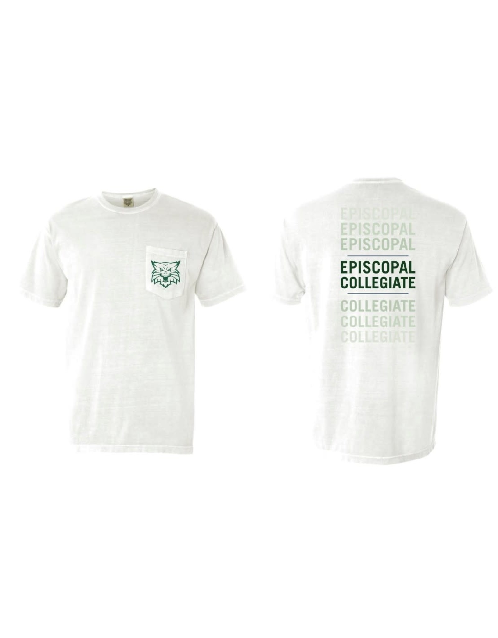 Comfort Colors Episcopal Fade Short-sleeve Pocket T-shirt, Adult
