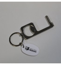Touch-reducing Keychain Door Opening Tool