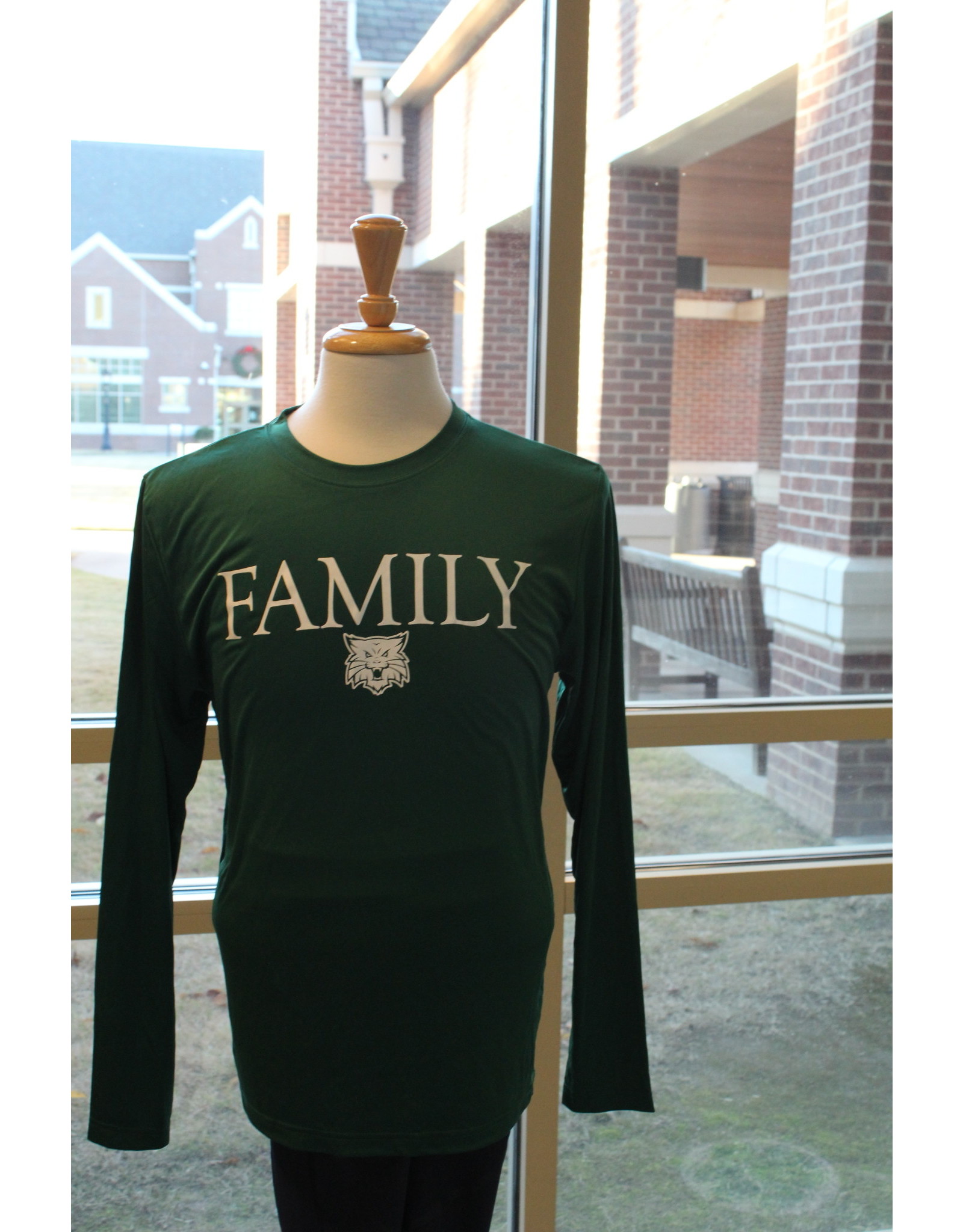 green dri fit long sleeve