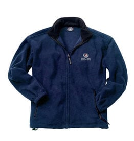 Charles River Youth Voyager Fleece full-zip jacket, Navy