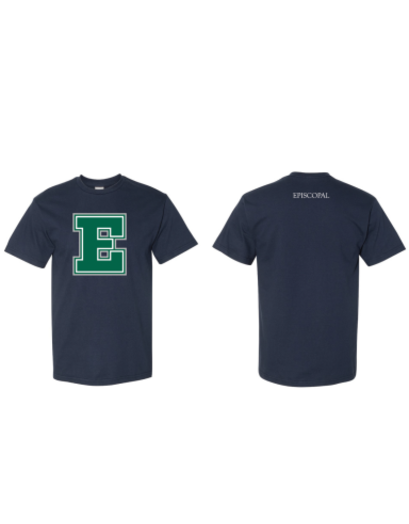 Gildan Big E Navy short sleeve t-shirt