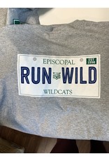 Gildan Run Wild Gray License Plate Spirit Shirt