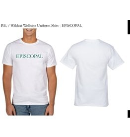 Episcopal white P.E. Gym shirt