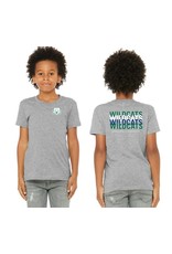 Bella Canvas Youth Gray Wildcats Repeat 2022