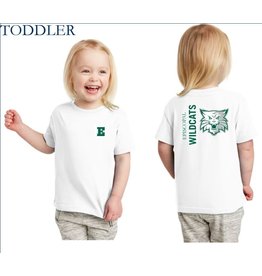 Rabbit Skins Toddler White wildcat on back 2022