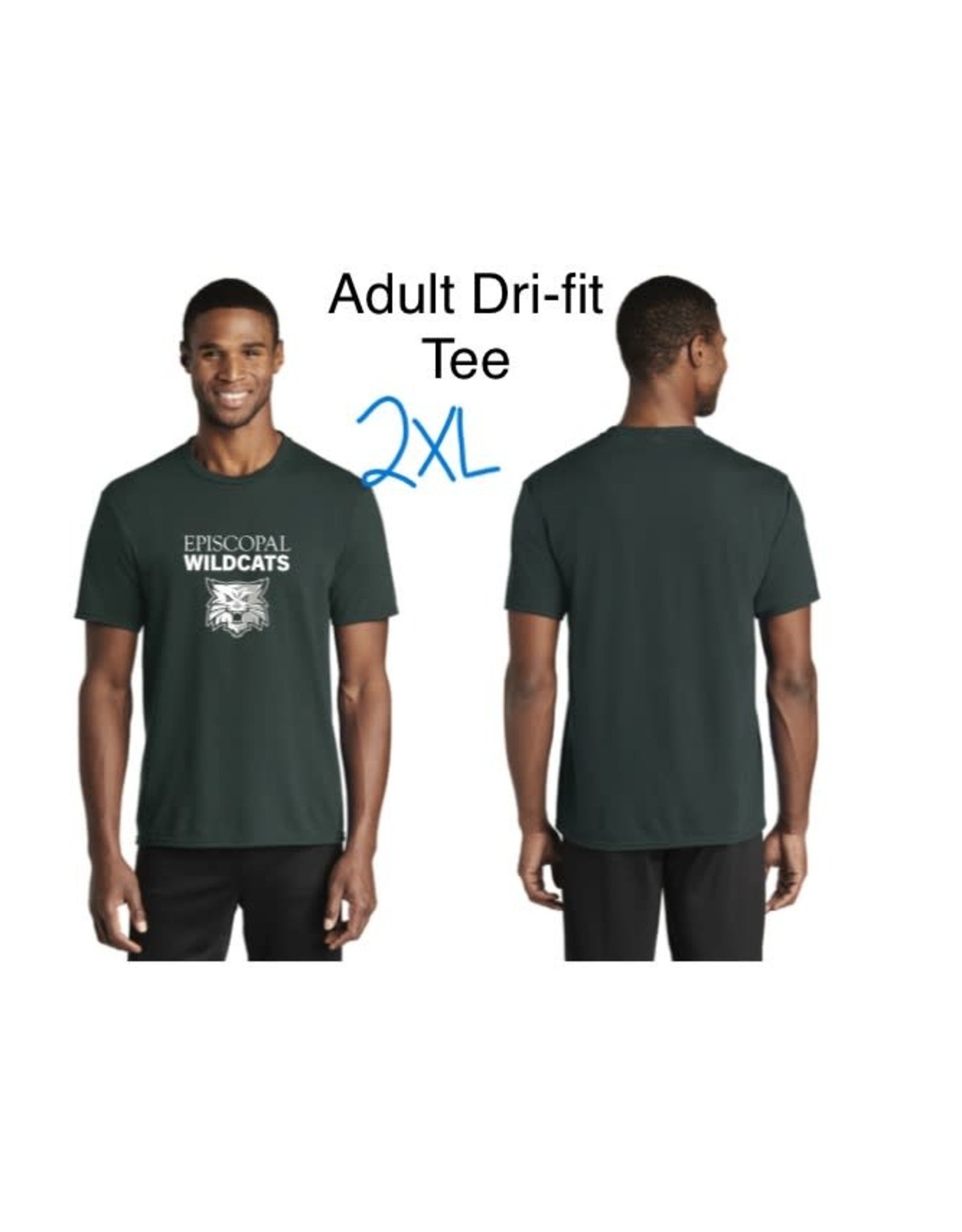 Port and Co Adult Forest Green Dri-fit Classic Logo 2022