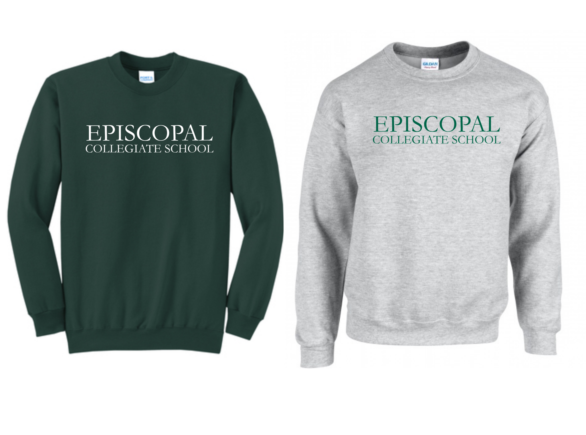 Classic Logo Crewneck Sweatshirt - Wildcat Warehouse at Episcopal 