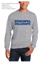 Gildan Collegiate Navy Logo Crewneck Sweatshirt
