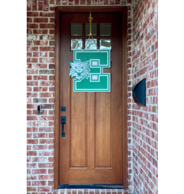 E Logo Wooden Door Hanger