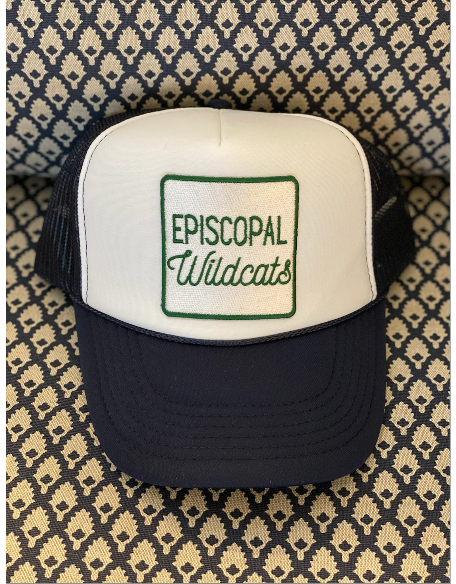 Adult Navy Trucker Hat with Patch- ADULT