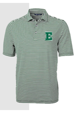 Cutter and Buck Green Striped Polo