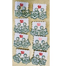 The Busy Bee Wildcat Beaded Earrings