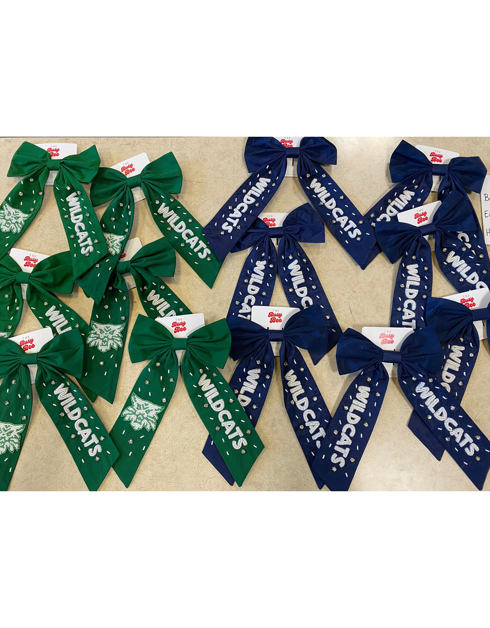 The Busy Bee Beaded Bow