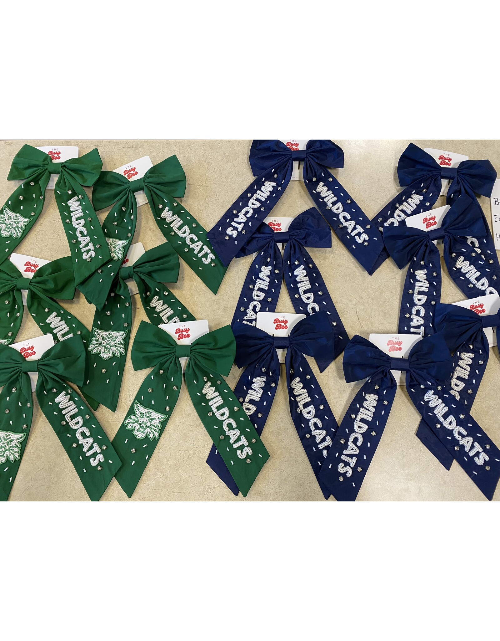 The Busy Bee Beaded Bow