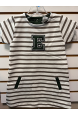 Little King Apparel gray stripe E spirit dress