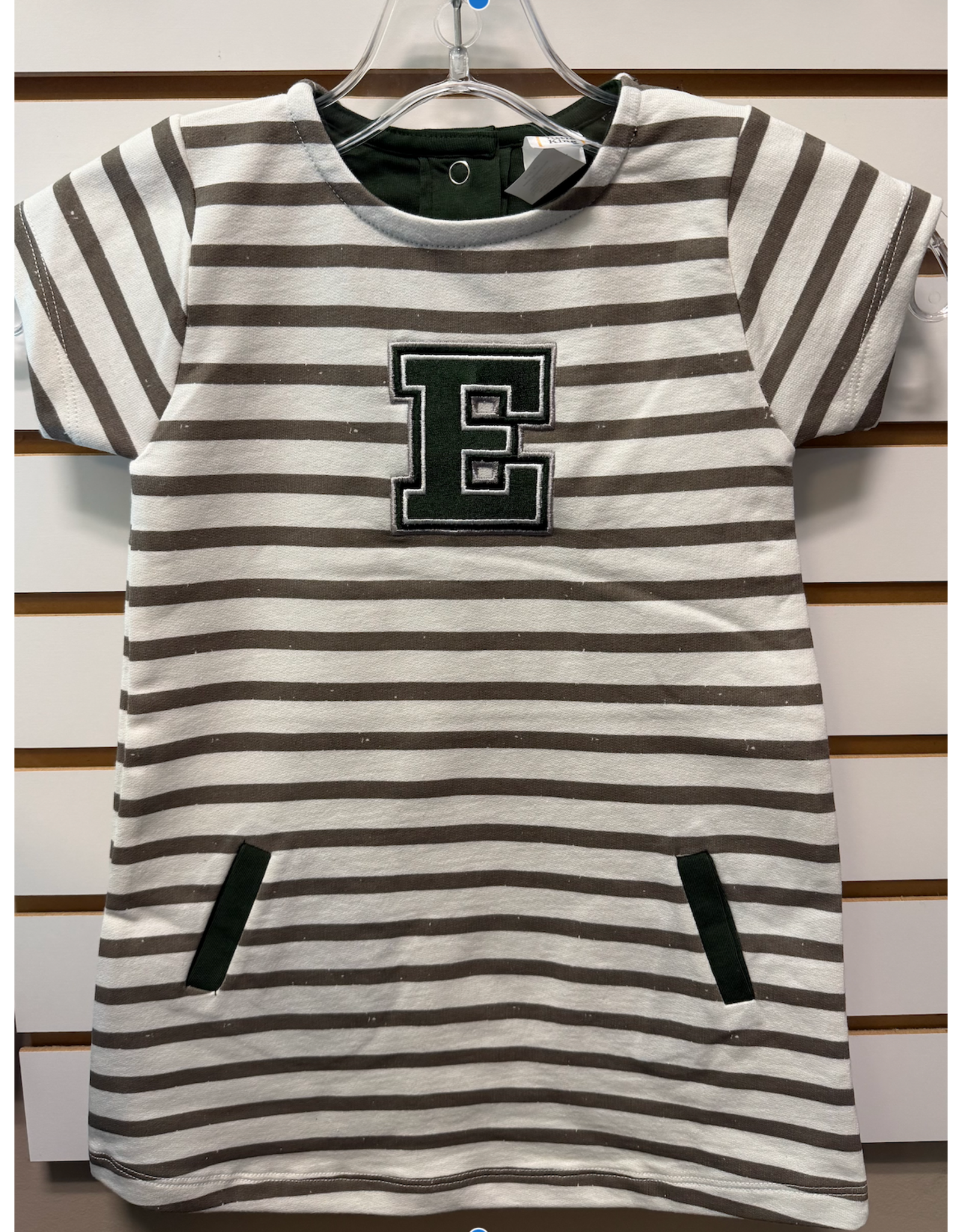 Little King Apparel gray stripe E spirit dress