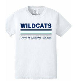Comfort Colors white Wildcat six stripes