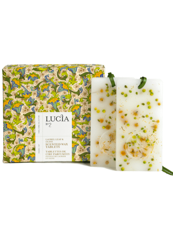 Lucia N°2 Tablettes parfumées Huile d'olive et feuille de laurier Lucia