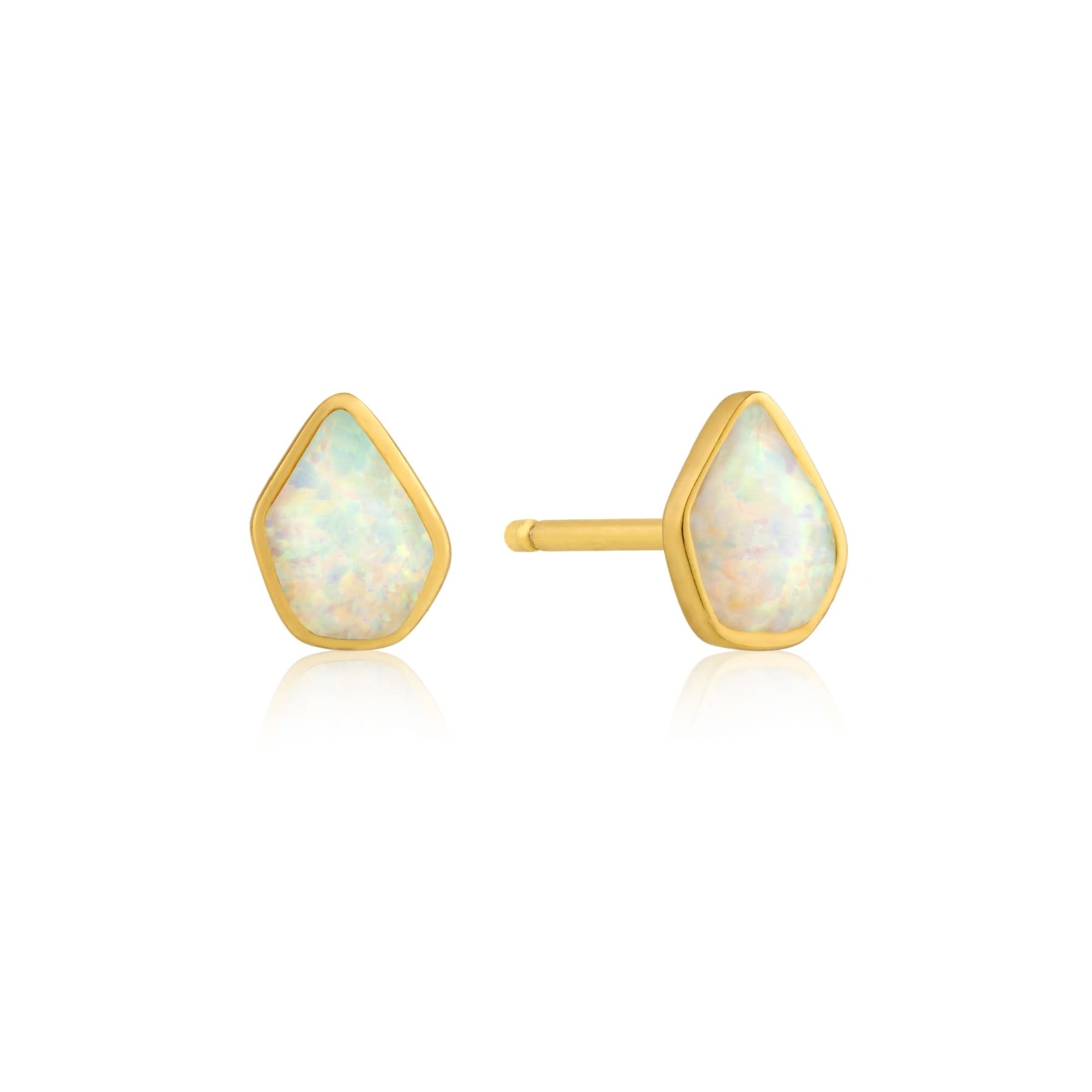Boucles d'oreilles Ania Haie Opal Colour Gold Stud