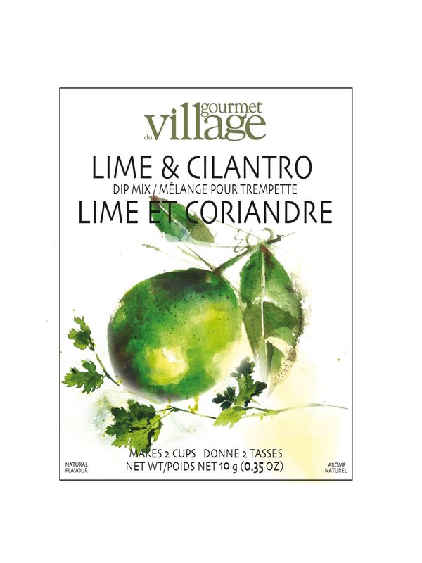 Gourmet du Village Mélange à trempette lime et coriandre gourmet village (10g)