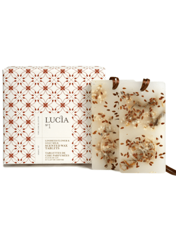 Lucia N°1 Tablettes parfumées Lait de chèvre et huile de lin Lucia
