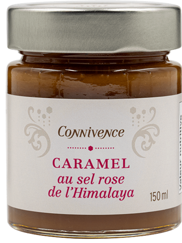 Connivence Caramel au sel rose de l’Himalaya de Connivence