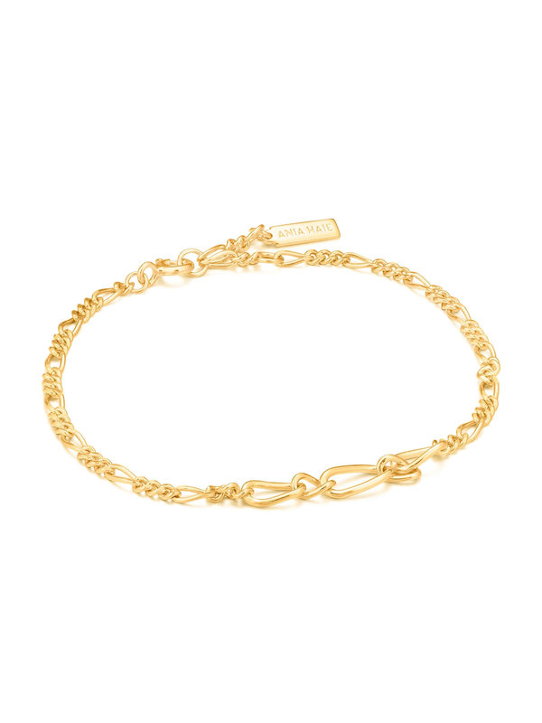 Ania Haie Bracelet Ania Haie Figaro Chain Bracelet Gold