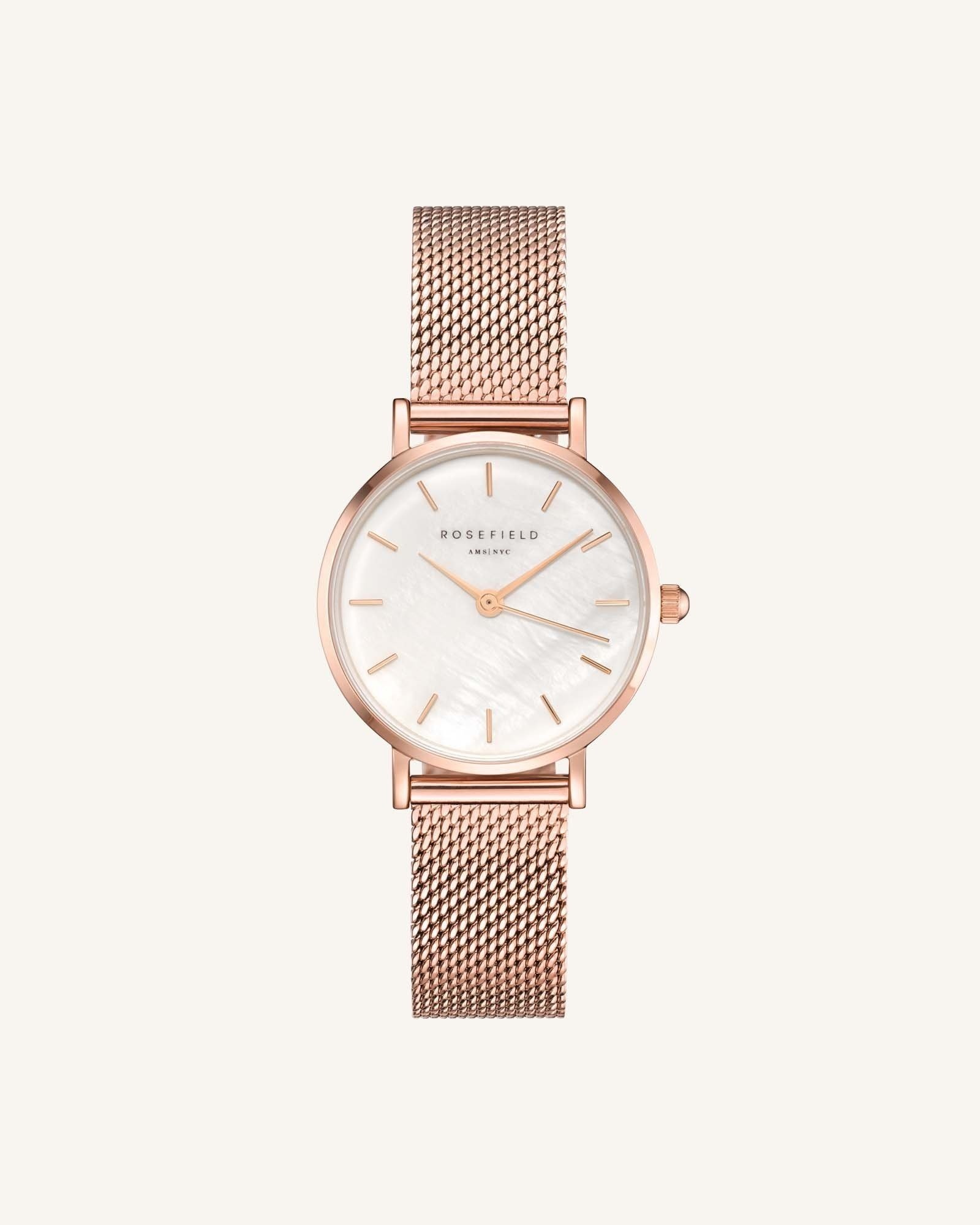Montre Rosefield 265 The Small Edit White Rose gold