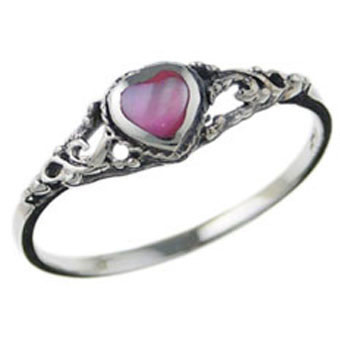 Bague Coeur Rose D.S.A.