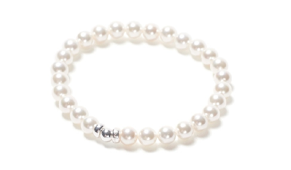 Bracelet Beblue BE CLASSIC perle blanche