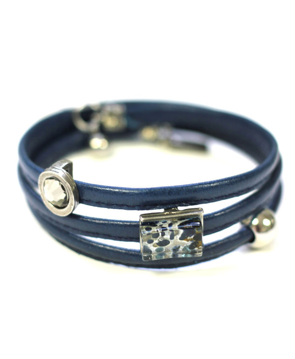 Bracelet Cré-Art Le Twist Bleu