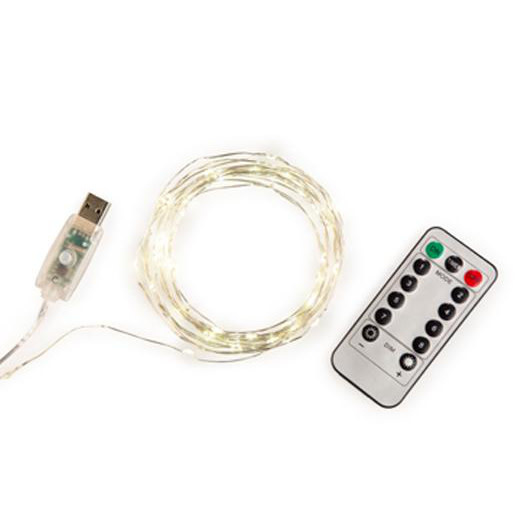 Fils Lumineux LED Câbles USB Kikkerland 30 Pieds