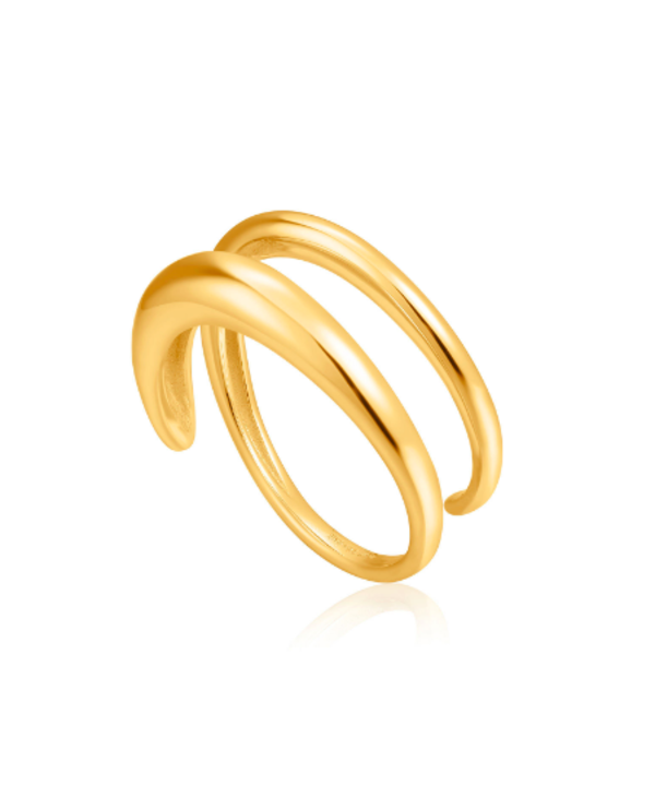 Bague Ania Haie Gold Luxe Twist Adjustable