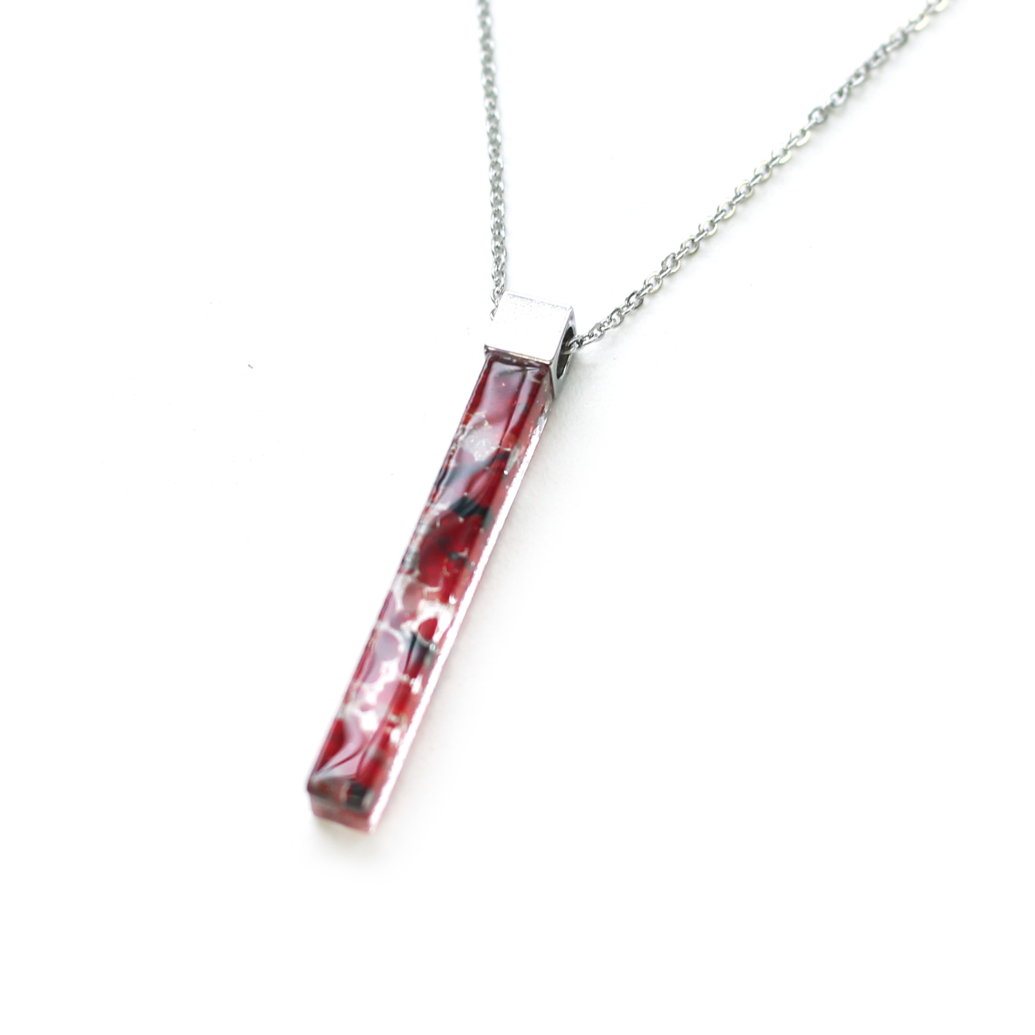 Collier Sautoir SImply thin rouge