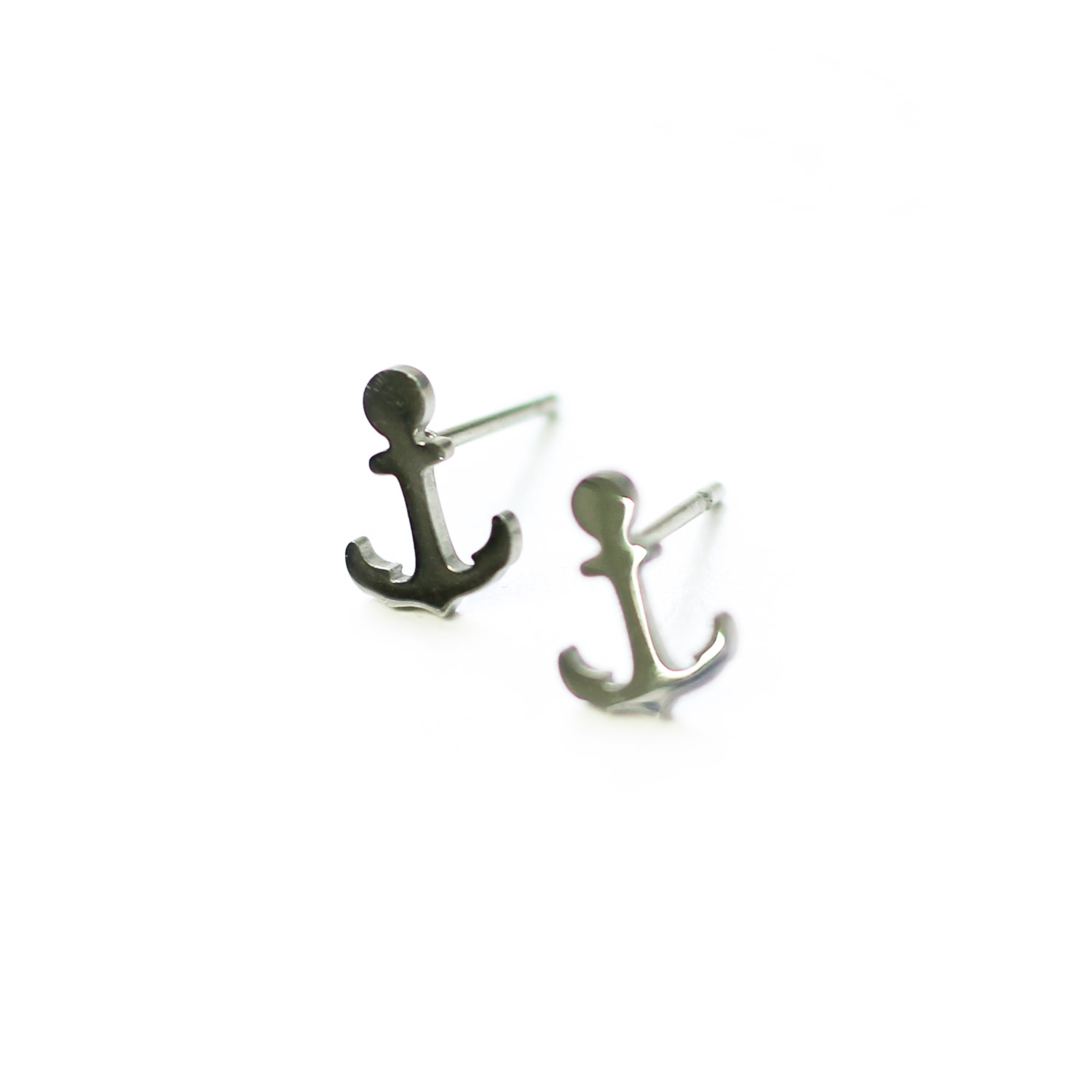 Boucle d'oreilles Stainless Ancre