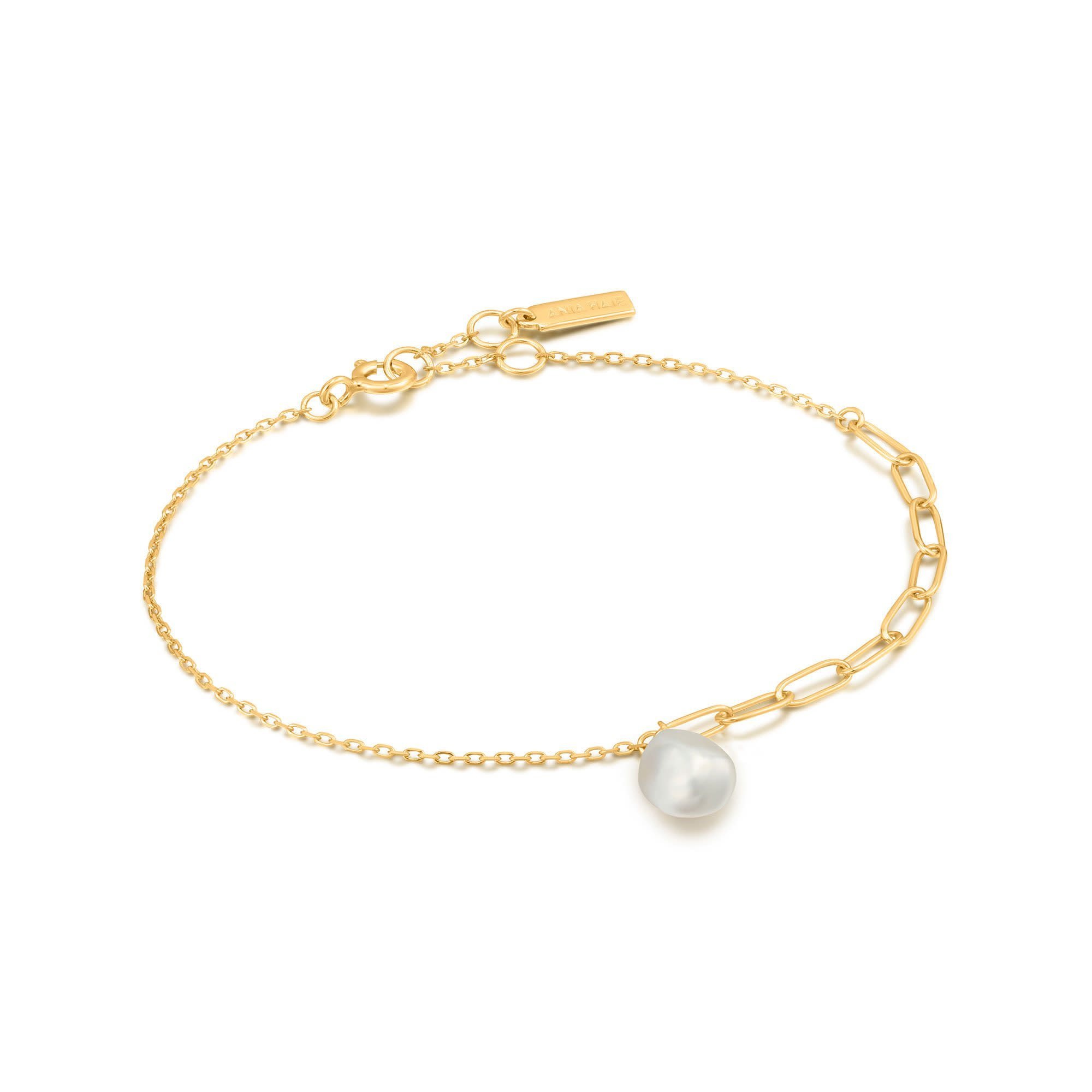 Bracelet Ania Haie Gold Pearl Chunky