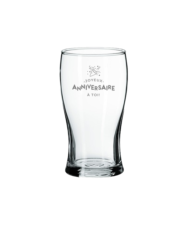 Verre A Biere Joyeux Anniversaire A Toi Boutique Amandine