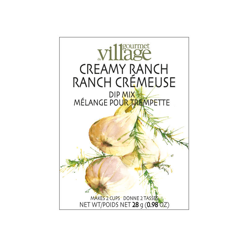 Mélange pour Trempette  Ranch Crémeuse Gourmet du Village (28g)