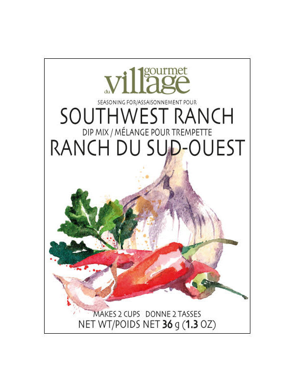Gourmet du Village Mélange pour Trempette Ranch Du Sud Gourmet du Village (36gr)