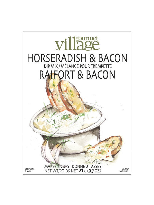 Gourmet du Village Mélange pour Trempette Raifort & Bacon Gourmet du Village (18gr)